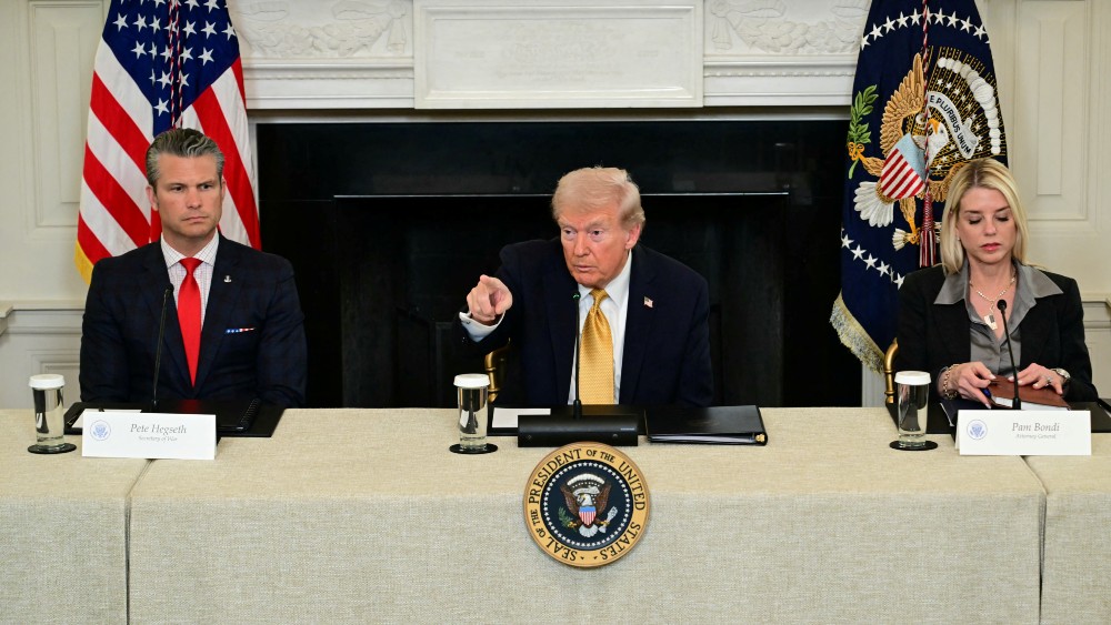 Israel 'not going to do anything' with West Bank: Trump 